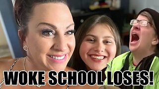 Mom WINS 100k against Woke School who transitioned her daughter! Woke Katy ISD students PROTEST!