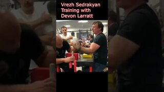 VREZH SEDRAKYAN Training with Devon Larratt