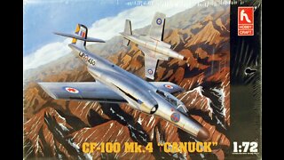 episode 18 Old kit review Hobbycraft 1/72 CF-100 Canuck with resin upgrade