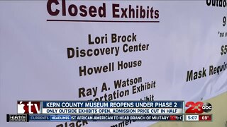 Kern County Museum is now open with modifications