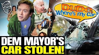 Dem Mayor Who Defunded Police Has Car STOLEN As He Meets With Joe Biden Cops SHRUG_ Good Luck Pal