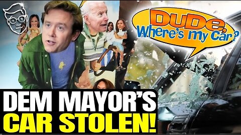 Dem Mayor Who Defunded Police Has Car STOLEN As He Meets With Joe Biden Cops SHRUG_ Good Luck Pal