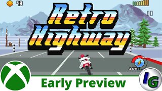 Retro Highway Early Gameplay Preview on Xbox