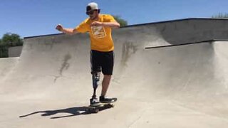 Cancer survivor becomes seasoned skateboarder