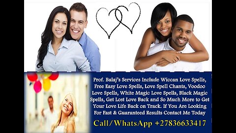 Love Spells That Really Work Fast and Effectively to Re-Unite With Ex Lover (WhatsApp: +27836633417)