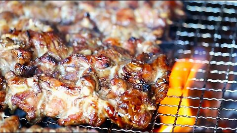 Pork BBQ Recipe _ Filipino Flame Grill Pork Barbecue _ How to Make Pork BBQ 🔥