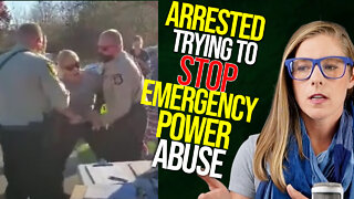 Arrested while petitioning to stop emergency power abuse || Katherine Henry