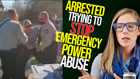 Arrested while petitioning to stop emergency power abuse || Katherine Henry