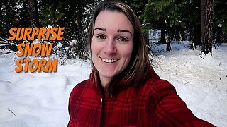 We Weren't Prepared For This | Living Off Grid In The Winter