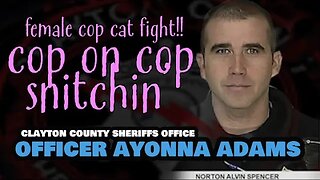 Widespread scandal Cop on Cop snitchin' her best friend ratted her out!