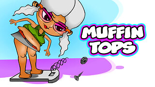 Muffin Tops by Greedy Graffiti - funny animated rap music video parody