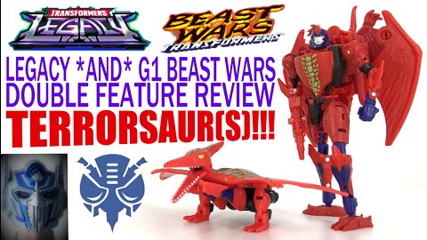 Transformers Legacy *and* G1 Beast Wars - Terrosaur(s) Review