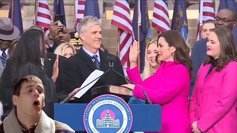 So grossMichigan Governor gretchen whitmer is sworn