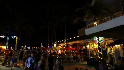 Key West to Fort Myers, Fort Myers Beach at night - TWE 0279