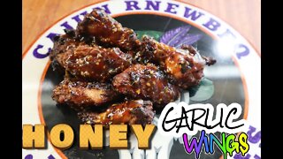 THE BEST HONEY GARLIC WINGS EP.228 #chickenrecipes #cajunrnewbbq