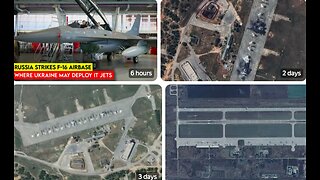 Russian ISKANDER, KINZHAL and other MISSLE Strikes F-16 Airbase Where Ukraine May Deploy It Jets