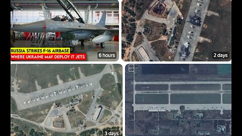 Russian ISKANDER, KINZHAL and other MISSLE Strikes F-16 Airbase Where Ukraine May Deploy It Jets