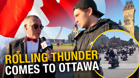 Canadian Forces veteran tells Rebel News why he attended Rolling Thunder in Ottawa