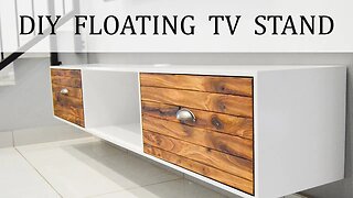 How To Build a Floating TV Stand / DIY