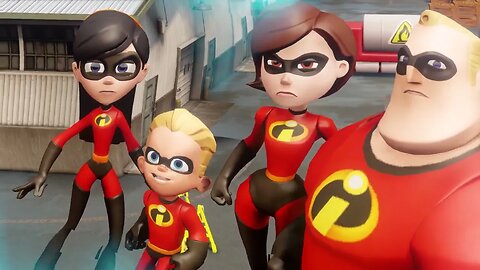 Disney Infinity 1.0 The Incredibles Playset pt 1