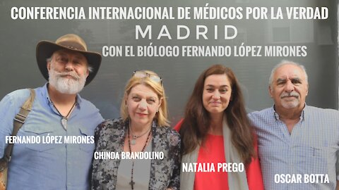 Conferencia Internacional en Vivo desde Madrid - Médicos por la Verdad con el Biólogo Fernando Mirones.