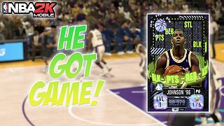 "He Got Game" Earvin "Magic" Johnson Is A Top Tier PG In NBA 2K MOBILE!!!