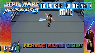 Star Wars Episode 1 Jedi Power Battles OBI Wan Jedi Mode Part 9