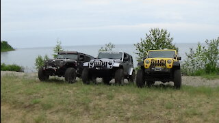 Offroad Tracks Drummond Island MI Jeep Ride 2016