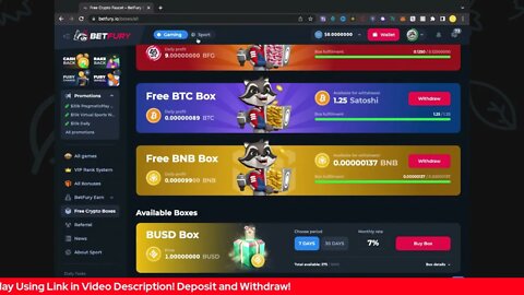 Betfury Crypto Casino Overview For Beginners! Best Slots, Staking, Cash Back & Free Crypto Boxes!