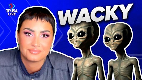 WACKY: Demi Lovato Speaks To “Aliens”