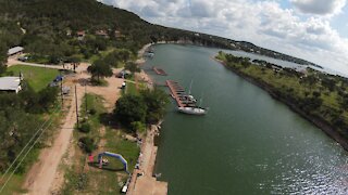 Peaceful FPV Drone Flight Over Lake Buchanan & Spider Mountain Bike Park