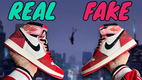 REAL vs FAKE | The Next Chapter Spider-Man Air Jordan 1