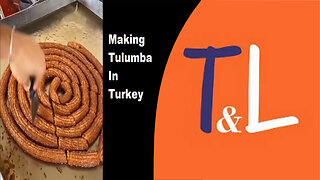 Making tulumba in Turkey