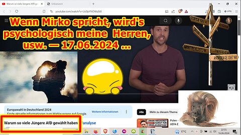 Wenn Mirko spricht, wird’s psychologisch meine Herren, usw. — 17.06.2024 ...