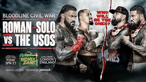 Money in the Bank 2023 London - Roman & solo vs The USOS