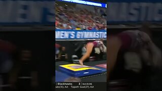 Olivia Trautman (OU) 9.95 on Vault - 2023 NCAA gymnastics semifinals