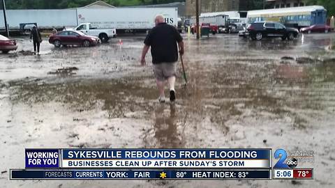 Sykesville rebounds from flooding