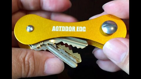 Aluminum Smart Key Organizer Clip Case Keychain