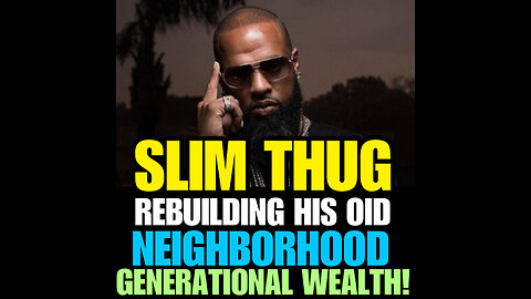 Slim Thug: Rebuilding Houston One Home at a Time….