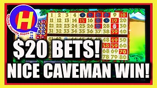 $20 Bets on Caveman KENO Going For $400K Jackpot!