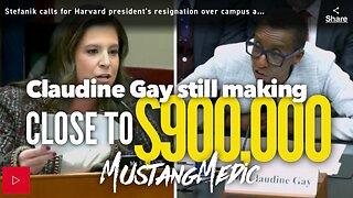 BREAKING NEWS - Claudine Gay is still at Harvard Colledge making almost $900,000