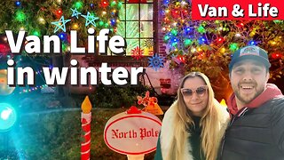 🎄🎉The MAGIC of holiday lights in the San Francisco Bay Area | Van & Life S1 E1