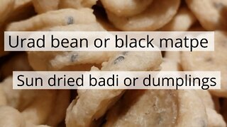 How to make sun dried beans dumplings or 'bandi'