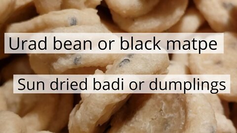 How to make sun dried beans dumplings or 'bandi'