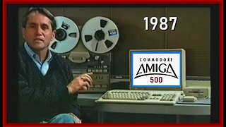 1987 Commodore AMIGA 500 Computer (Motorola 68000 processor, graphics software, home pc)