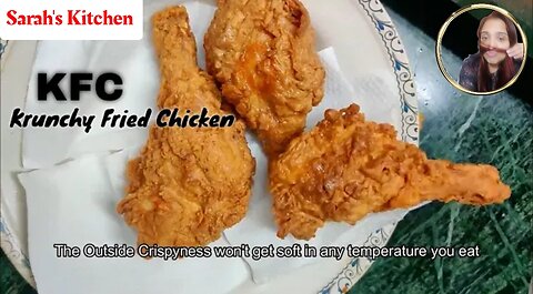 KFC | Fried Chicken Recipe | घर पर बनाए बिलकुल KFC स्टाइल फ्राइड चिकन | सीक्रेट तरीका से