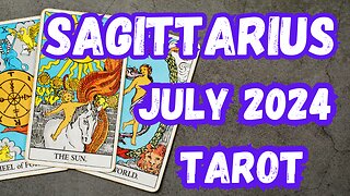 Sagittarius ♐️ - Do yourself a favour... July 2024 Evolutionary Tarot reading #sagittarius #tarot