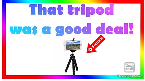 Reviewing a smartphone tripod from the Dollar General Store by B&D Product & Food Review