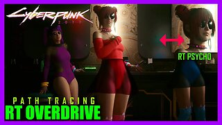 Cyberpunk 2077 RT Psycho Vs RT Overdrive With 'Us Cracks' Scene