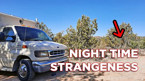 Strange Night Time Activity Outside Of My Rig (illegal?) | Ambulance Conversion Life